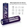 Palo 2-16pcs 1.5v lion aa rechargeable battery 2800mWh lithium li-ion polymer battery 1.5v Stable voltage for with charger ► Photo 2/6