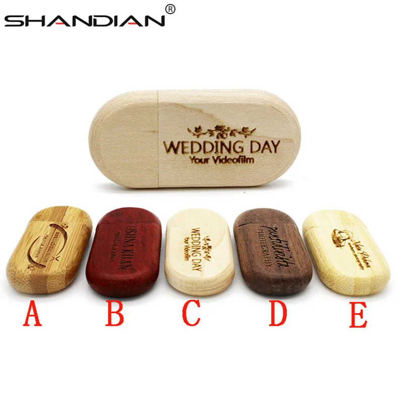 SHANDIAN wood usb флешка 4 ГБ 8 16 32 64 Флешка подарки карта памяти U диск 100% реальная емкость