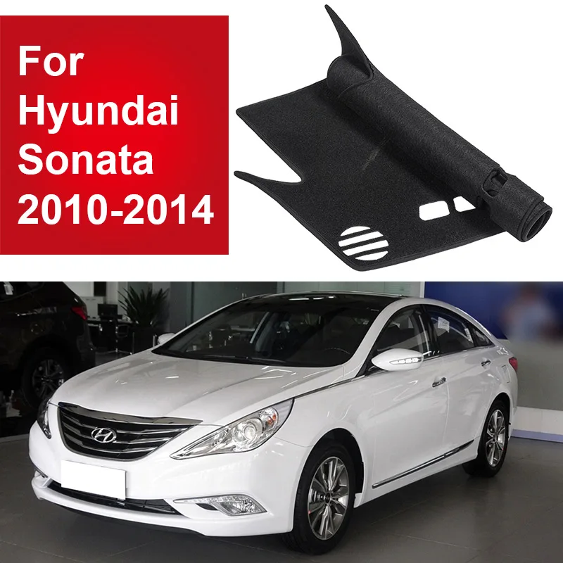 Dashboard Cover ヒュンダイソナタ20102013ダッシュボードパッドダッシュカバーノンスリップマットカーペットオート