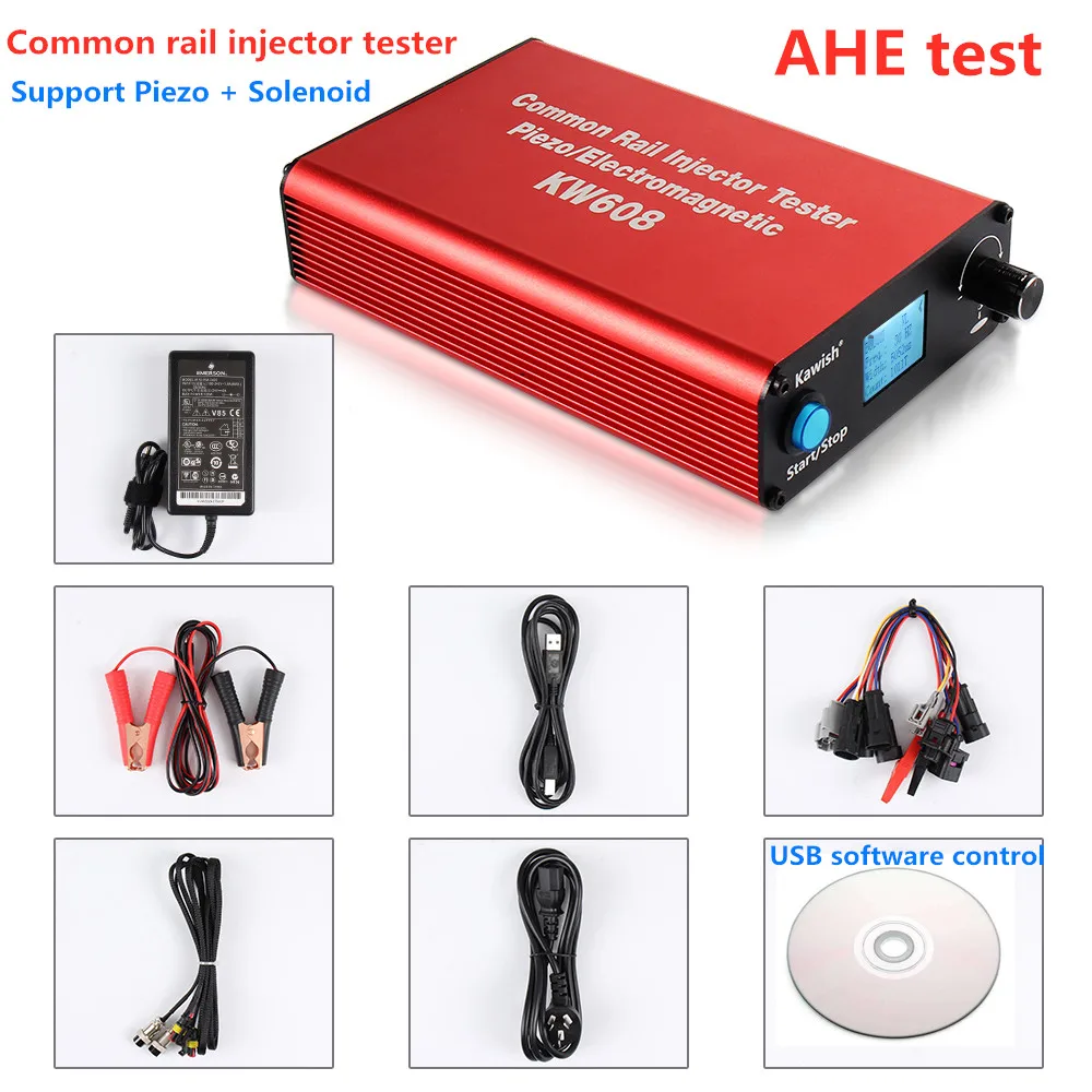 US $217.74 Common Rail Injector Tester Update KW608 Multifunction Diesel USB Injector Tester And S60H Common Rail Injector Nozzle Tester