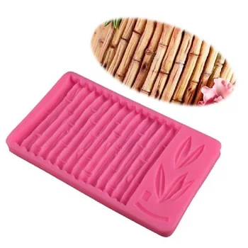 

Bamboo Silicone Mold Fondant Mold Cake Decorating Tools Chocolate Gumpaste Mould Confectionery Pastry Fondant Tools