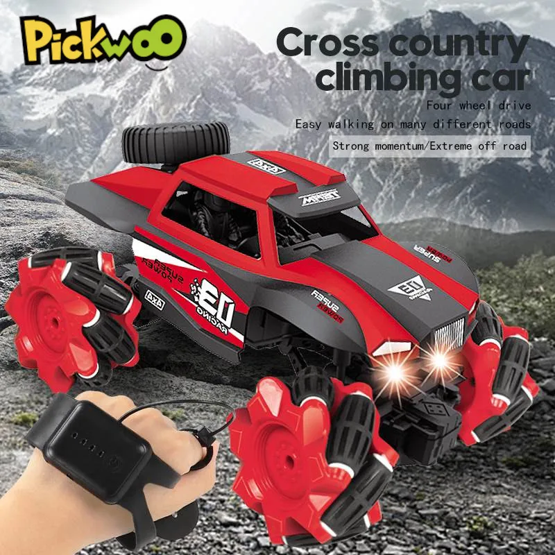 RC voiture 1:16 4WD radiocommande cascadeur voiture geste Induction torsion hors route véhicule lumière LED montée chenille modèle jouets pour les enfants