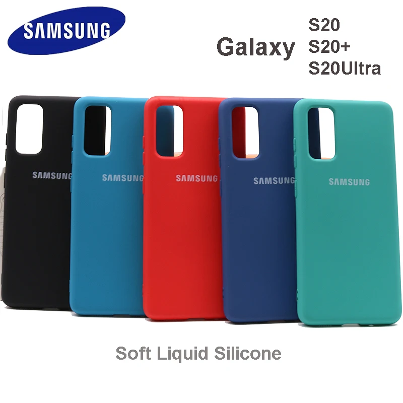 Силиконовый чехол для Samsung мягкий жидкий силикон однотонный Стильный Galaxy S20 Plus Ultra
