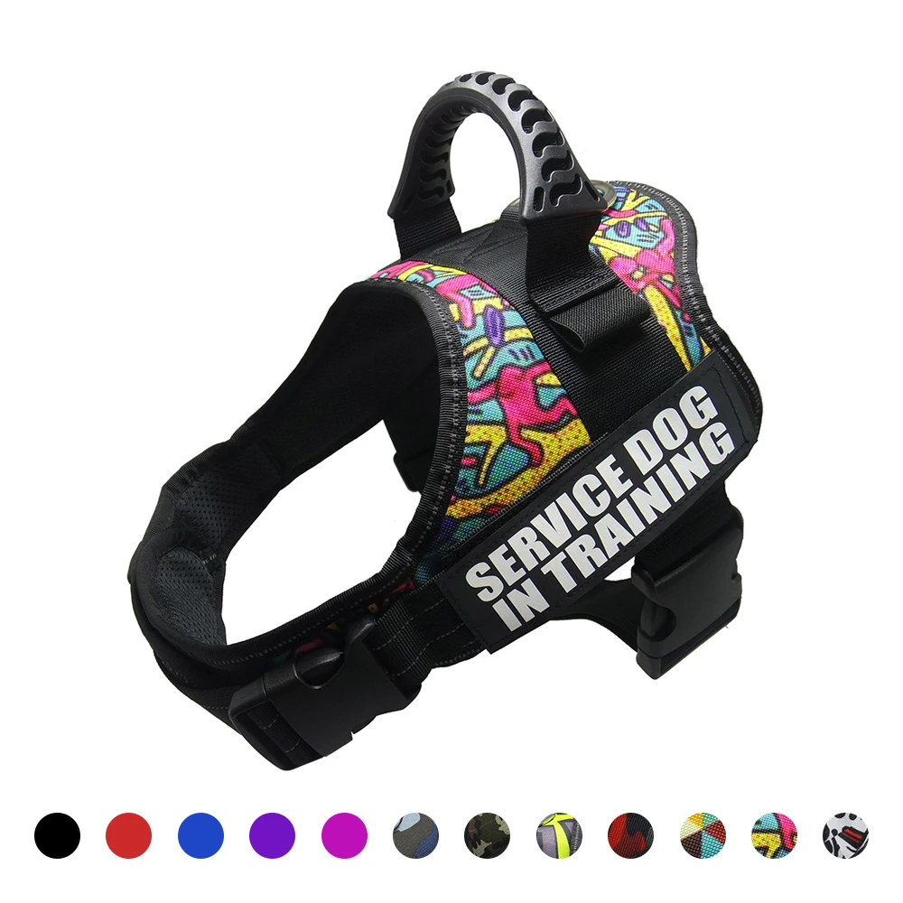 Dog harness Nylon reflective vest harness XS XXL for small big dogs