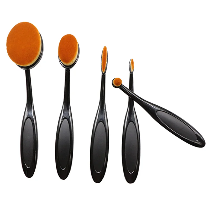 

5pcs Toothbrush Makeup Brushes Set Beauty Tools Kit Make up Brushes Nylon hair Soft Bristles Eye Makeup Tough Handle Brush
