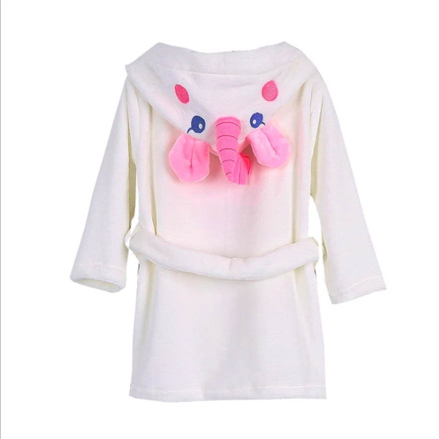 Фланелевый банный халат; Детская домашняя пижама; милый модный детский банный халат с единорогом; детский банный Халат