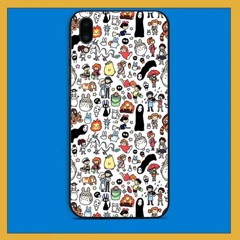 TOPLBPCS Totoro Spirited Away аниме ghiсот Миядзаки Kaonashi чехол для телефона Vivo Y91C 31 53 19 11 17 81 55 66 69