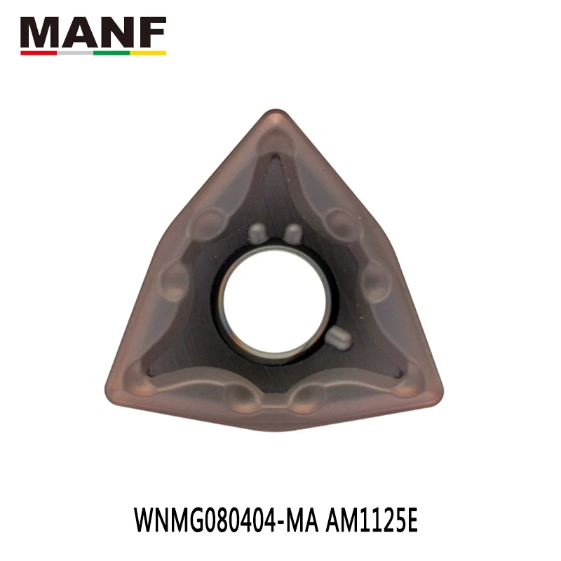 MANF Turning Tool Carbide Inserts WNMG080804 WNMG080408 External Tungsten Blade For MWLNR Lathe Cutter | Инструменты
