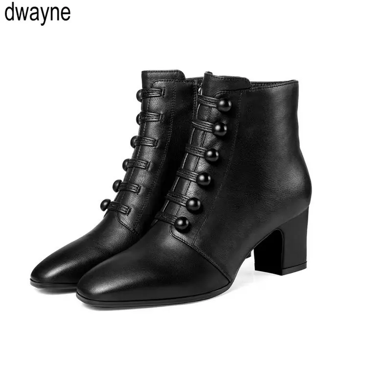 

Autumn Boots Women Vintage Leather Ankle Short Casual Botas Non-SlipWestern Boots Cowboy Boots Motorcycle Pour Women 2020