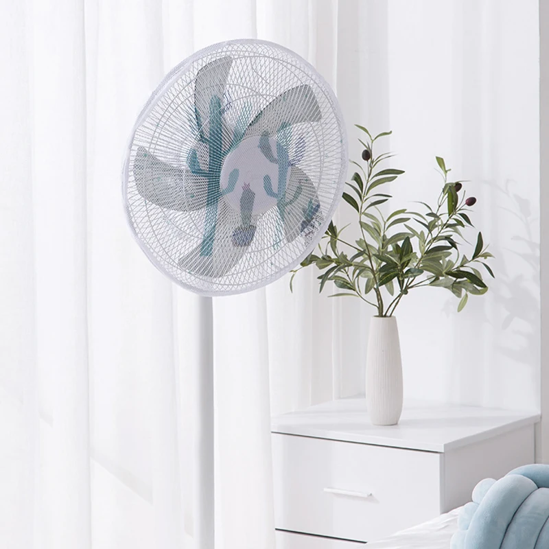 Electric Fan Dustproof Fan Protection Cover Safety Net Cover Anti-pinch Hand Protection Net Home Storage 38/40/45cm