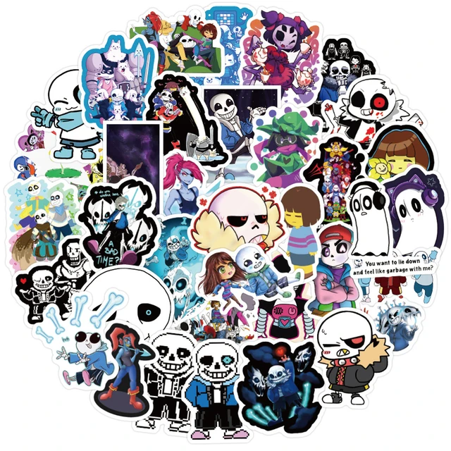  Undertale - Sans and Papyrus Sticker Bumper Sticker