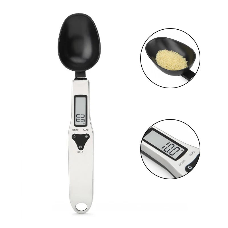 

500g/0.1g Precise Digital Measuring Spoons Electronic LCD Digital Spoon Weight Volumn Food Scale Gram Mini Kitchen Scales