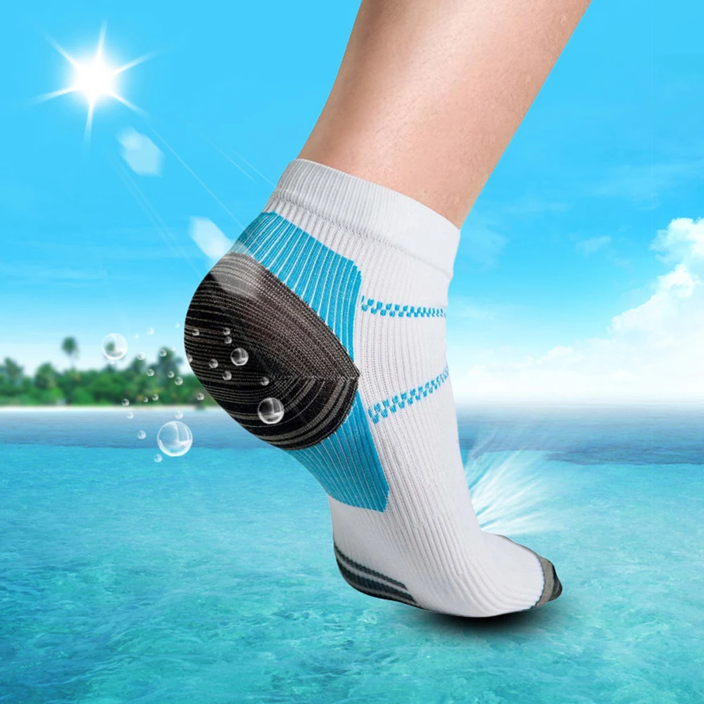 USHINE Foot Compression Socks Anti-fatigue Plantar Fasciitis Heel Spurs Pain Sock Men Women Sports Socks compression socks,mens socks,women hiking socks
