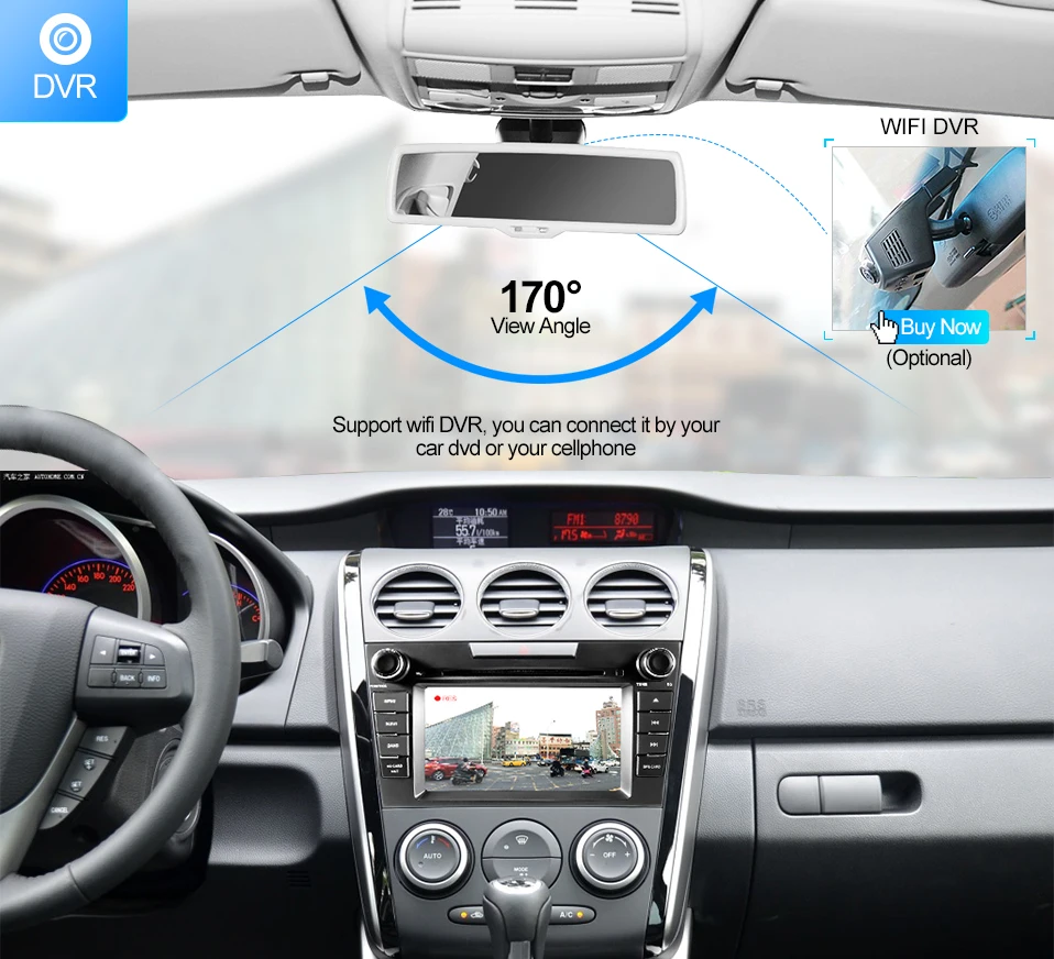 Top Asottu android 9.0 car dvd  for Mazda CX-7 2008 2009 2010 2011 2013 2013 2014 2015  gps navigation radio video player 12