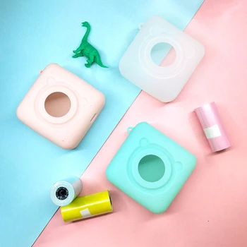 

Non Slip Easy Install Silicone Shell Direct Fit With Strap Portable Dust Proof Anti Scratch Protective Cover For Peripage A6