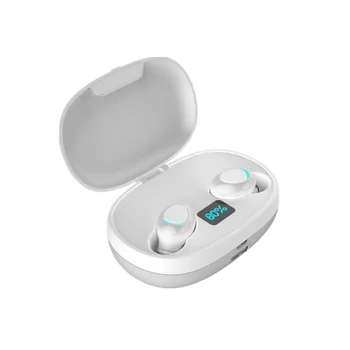 

T3S TWS Bluetooth Earphones LED Power Display True Wireless Double Earbuds Mini Invisible Headset Black White High quality