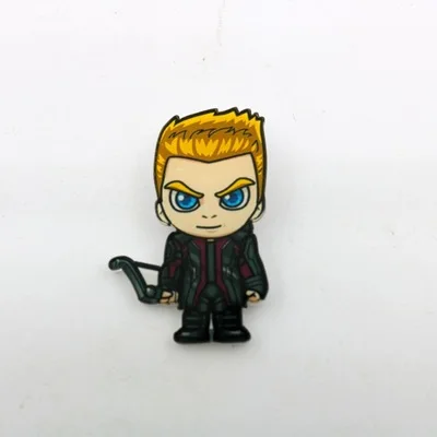 5 шт./партия значки Marvel брошь «Мститель» шпильки Thor Pin фильм эндигра ювелирные изделия Железный человек Капитан Америка Броши со спайдерменом для женщины мужчины подарок - Окраска металла: keychain8