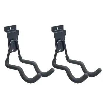 

2pcs Warehouse Iron Hooks Heavy Duty Storage Hook Wall Mount Hanger Organizer for Balcony Garage (Straight)
