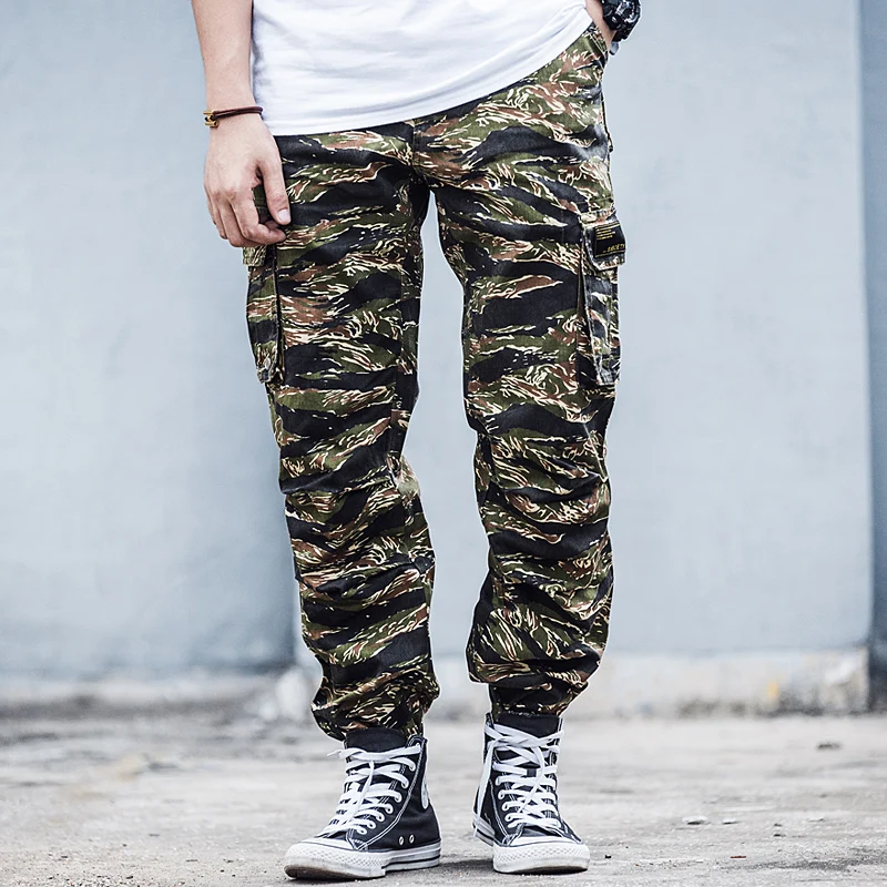 Tiger Stripe Pants Camouflage | Tactical Pants Tiger Stripes - Print  Camouflage Cargo - Aliexpress