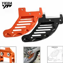 Pour SX XC XCW SXF SX-F EXC EXC-F XCF-W 125/150/200/250/300/350/400/450/500/525/frein à disque arrière Protection du couvercle de Protection