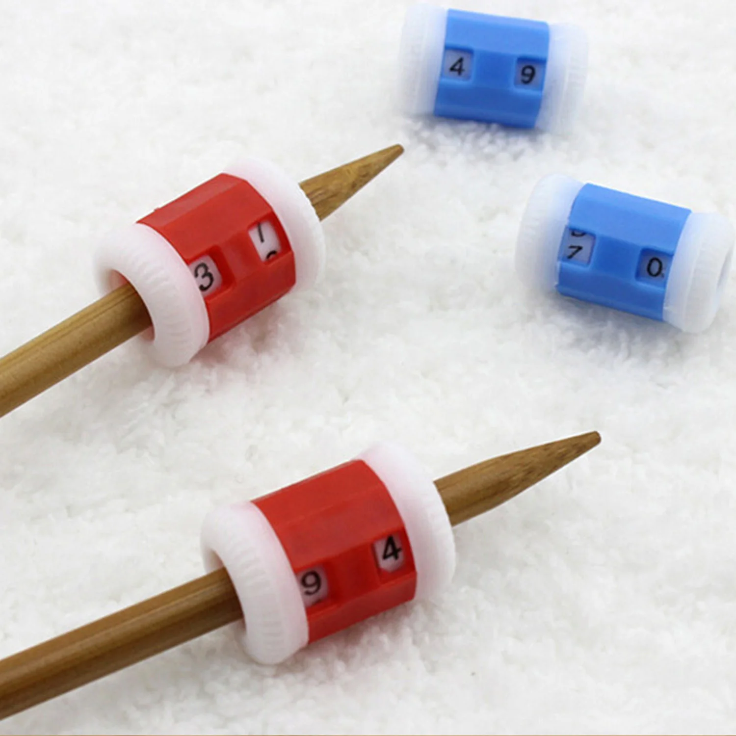 10 шт. пластиковые спицы для вязания крючком|knitting needles|plastic crochetknitting crochet row counter |