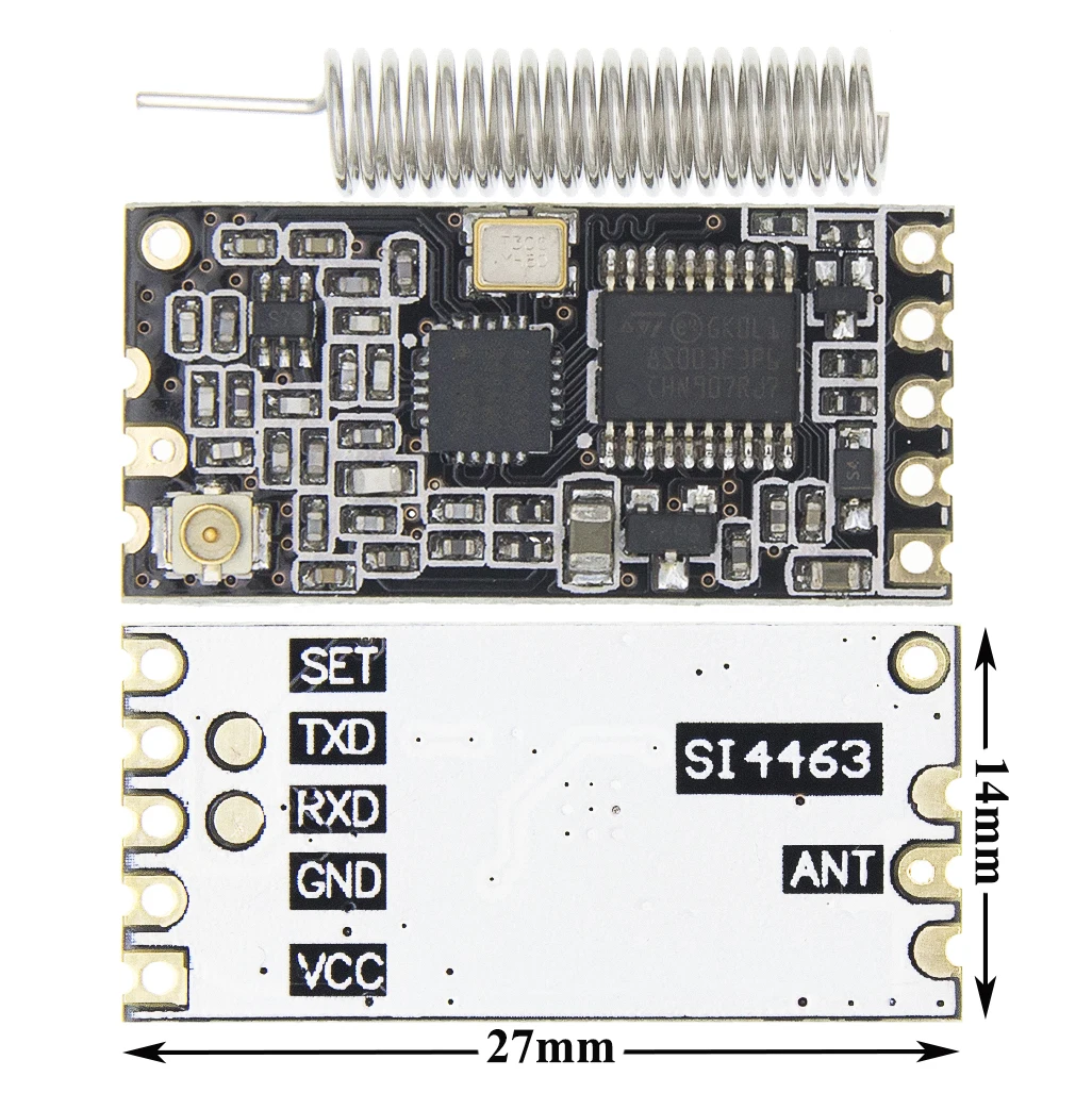 Беспроводной Серийный порт SI4463 433 МГц 1 шт. модуль 1000 м Замена Bluetooth C62 | Электронные