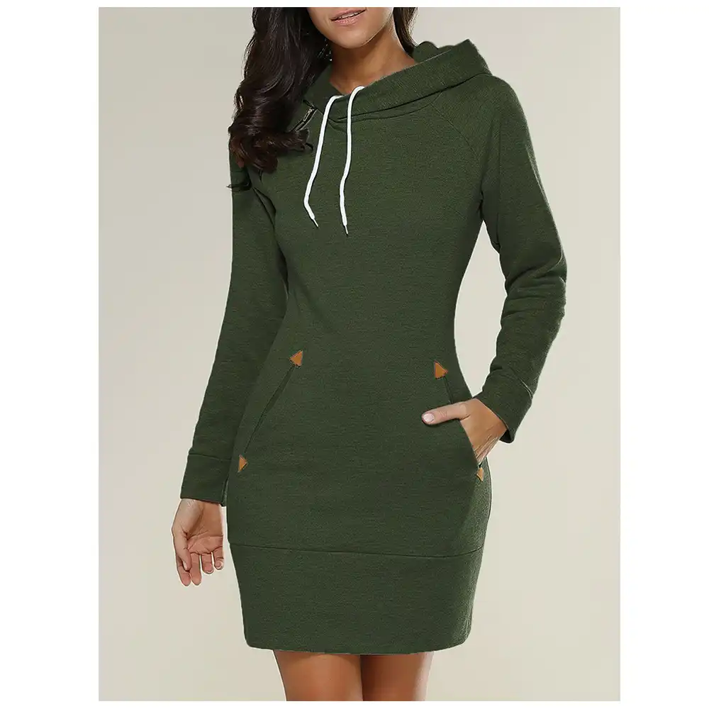 sweatshirt midi dress