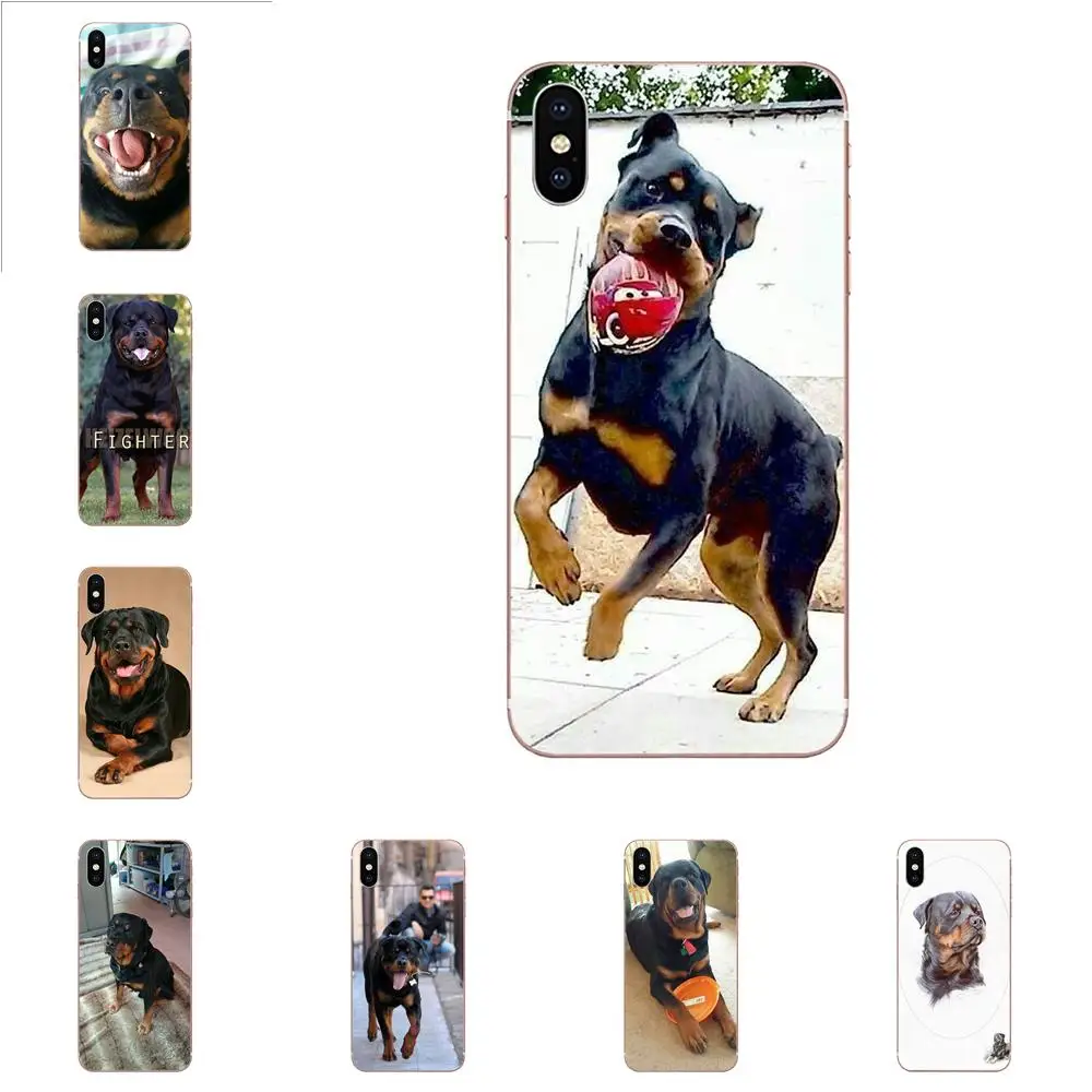 Ротвейлера Rottie Rotty собаки для Apple IPhone X XS Max XR 4 4S 5 5C 5S SE 6 6S 7 8 плюс сотовый Чехол