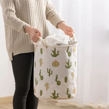 

Large Capacity Clothes Storage Bag Clothing Laundry Basket Bag Folding Laundry Basket Children Toy Storage Bucket Waterproof