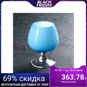 

Whiskey glass 120 ml "Lazurit", color blue