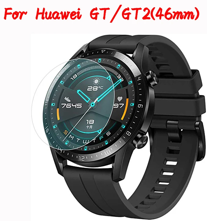 

Tempered Glass for Huawei Watch GT 2 (46mm) Screen Protector On Huawey Watch GT2 46mm Explosion Proof Protective Glass Film
