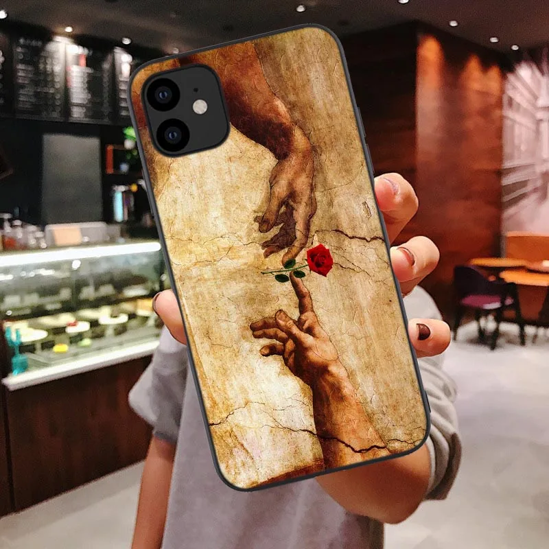 Мягкий чехол Michelangelo для iphone 11 Pro MAX Райский ангел, чехол для iphone X XR Xs Max 6 6S 7 8 Plus