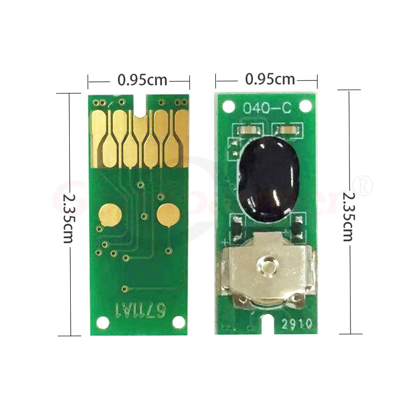 Чип для обслуживания чернил T6711 5X Epson WF 7110 7210 7510 7610 7615 7620 7710 7715 7720 3010 3520 L1455 3530 3540