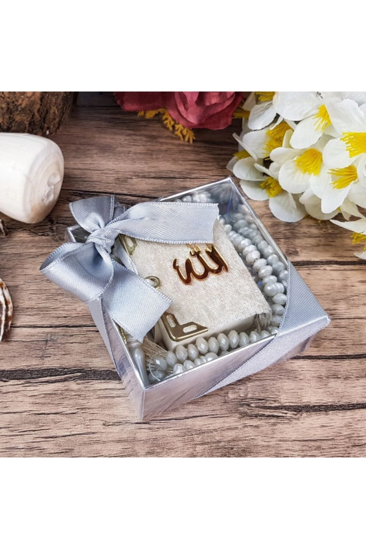 Ensemble De Chapelet Parfume Mini Coran Coffret Cadeau Carre Creme Aliexpress