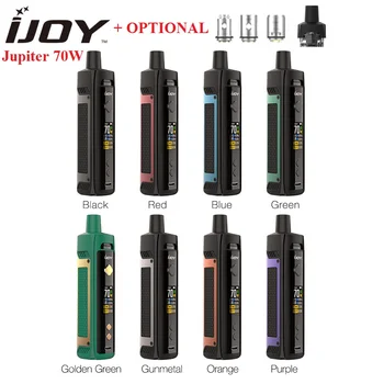 

Original IJOY Jupiter 70W Pod Kit 5ml Pod 0.2ohm/ 0.6ohm Mesh Coil Powered by Single 18650 Cell vape kit vs vinci X/ TARGET PM80