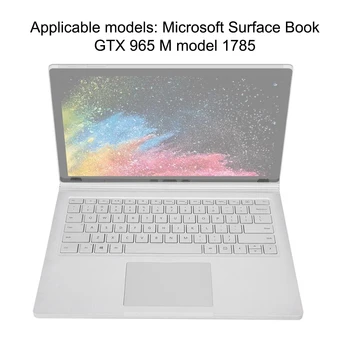 

Silver replacement keyboard is suitable for Microsoft Surface Book GTX 965 M model 1785 multi-function replacement keyboard