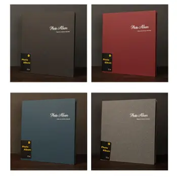 

Picture Album Children Family Suede Cover Hot Stamping Self-adhesive 18 inch Large Photo Album 20 Sheets For 1 to 8 inch Photos