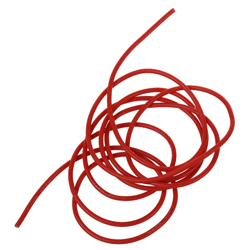 Spare Part 14AWG High Temperature Resistant Red Silicone Wires 2M Long