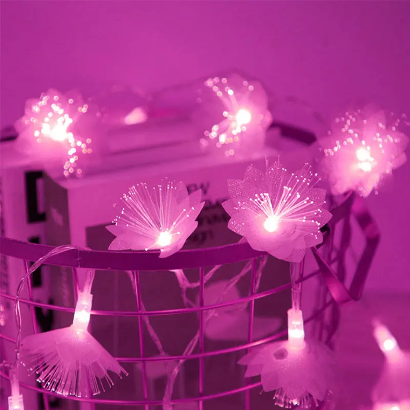 Flower Light Led String Light Garland Fairy Light Lamp Strings for Home Party Wedding Christmas Decoration 1.5/3/6m LED Lighting