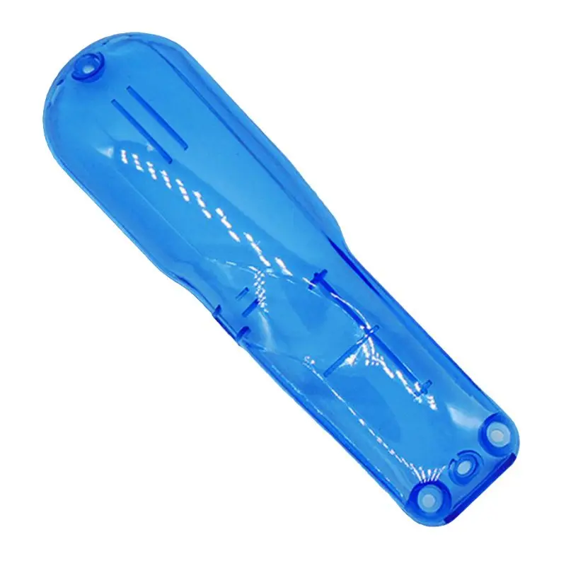 Blue Прозрачный машинка для стрижки Топ Корпус крышка из прозрачного верхняя крышка для 8148 комплект - Цвет: Blue