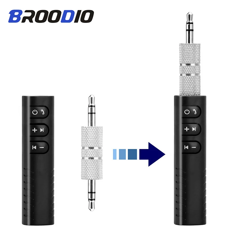 

Bluetooth Receiver AUX Car Wireless Audio Adapter 3.5mm Jack Music Bluetooth Transmitter Handsfree For Car Receivers Headphones