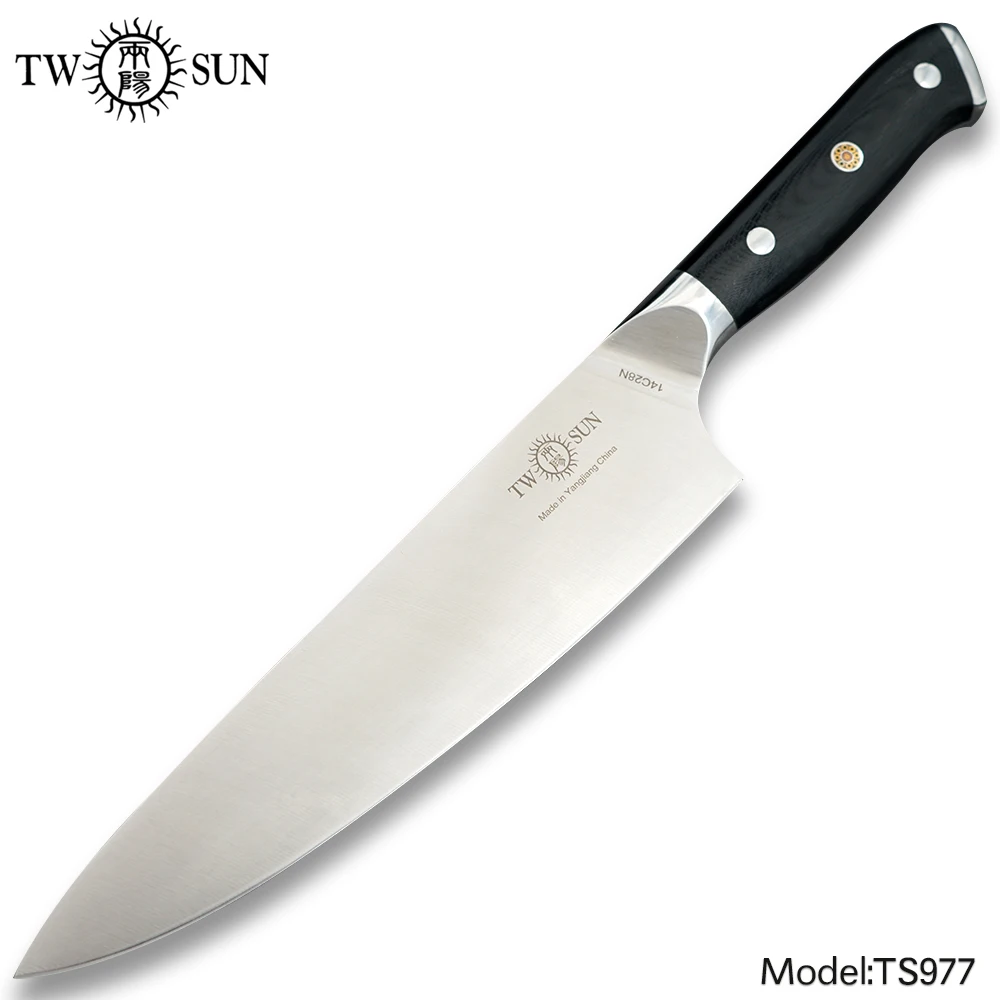 Ножи TWOSUN 14C28N с лезвием кухонный нож шеф-повара для фруктов острый нарезания