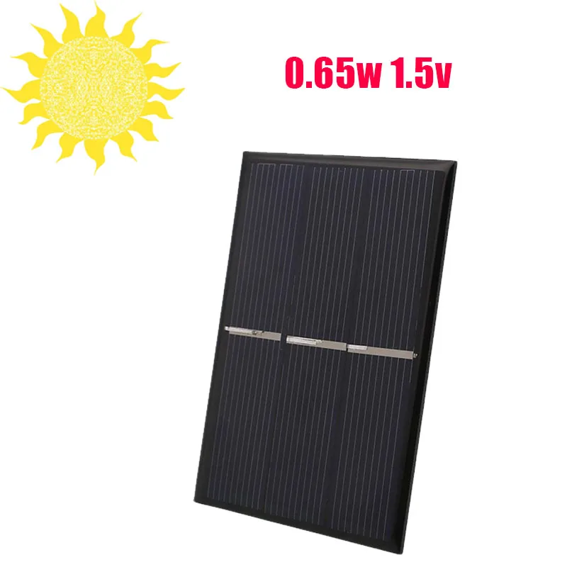 Cewaal солнечная панель 1,5 в 0,65 Вт Портативный Мини DIY модуль панель системы для батареи зарядные устройства для сотовых телефонов переносная солнечная панель