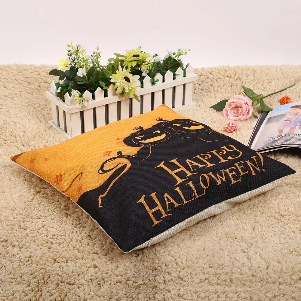 Наволочка для подушки с принтом Holloween, декоративная подушка для дивана и автомобиля, чехол для подушки
