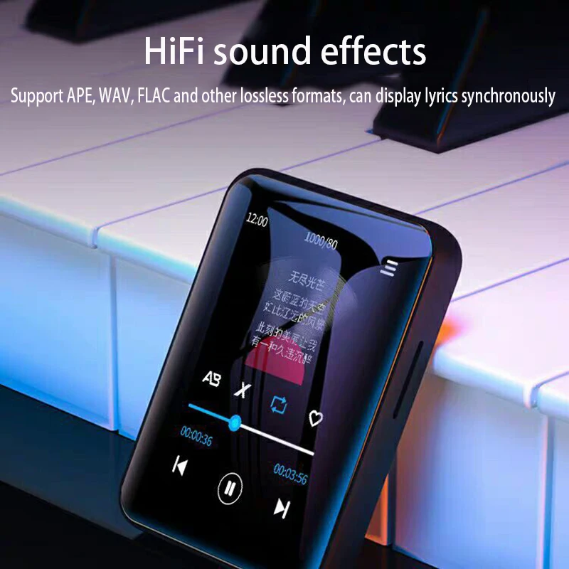 

Bluetooth MP4 Player Touch Screen 4GB 8GB Music Player With FM Radio Video Player E-book Player MP3 With Speaker Small Portable