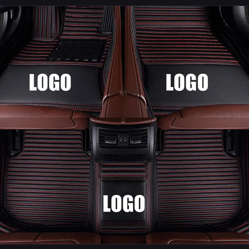 Custom car floor mats for Volkswagen vw passat polo golf tiguan jetta touran touareg bora Sagitar Magotan Teramont styling 3D