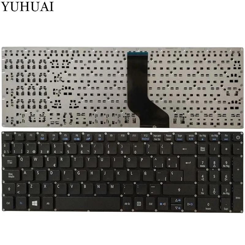 Испанская клавиатура для ноутбука для acer Aspire P257 P258 F15 F5-571 F5-571T F5-571G F5-572 F5-572G F5-572T K50-20 V5-591 SP Клавиатура