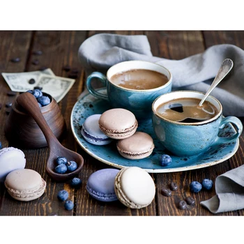 

Diamond Embroidery Sale Full Round Display Coffee Cup Cross Stitch Diamond Painting Full Square Cartoon Handicraft Home Decor