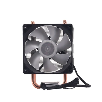 

9Cm 4 Heat Pipe 4 Pin Single Fan With Light Cpu Fan Cpu Heatsink For Intel 775/1150/1155/1156/1366 For Adm All