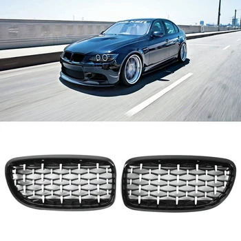 

Car Front Bumper Kidney Grille Grill Diamond Racing Grille For-BMW E90 E91 318I 320I 325I 2009-2012